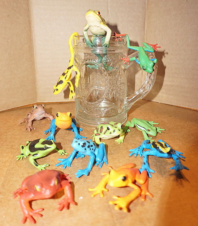 Frog Assortment (12) - PVC
