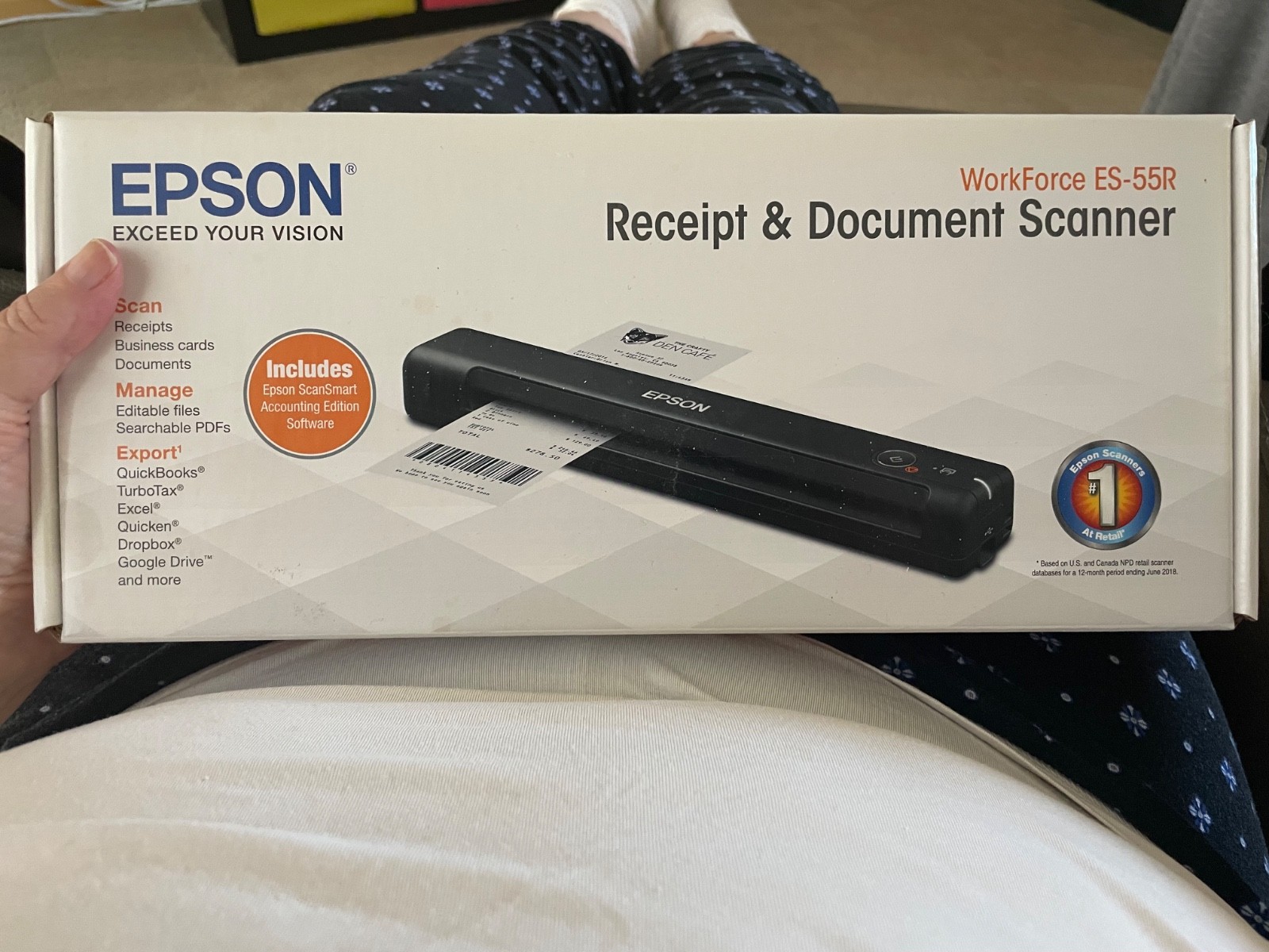 Workforce Receipts and Documents Scanner ES-55R