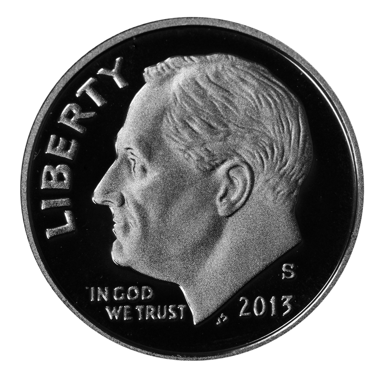 2013 -S Roosevelt Dime Proof 90% Silver Gem Deep Cameo US Coin