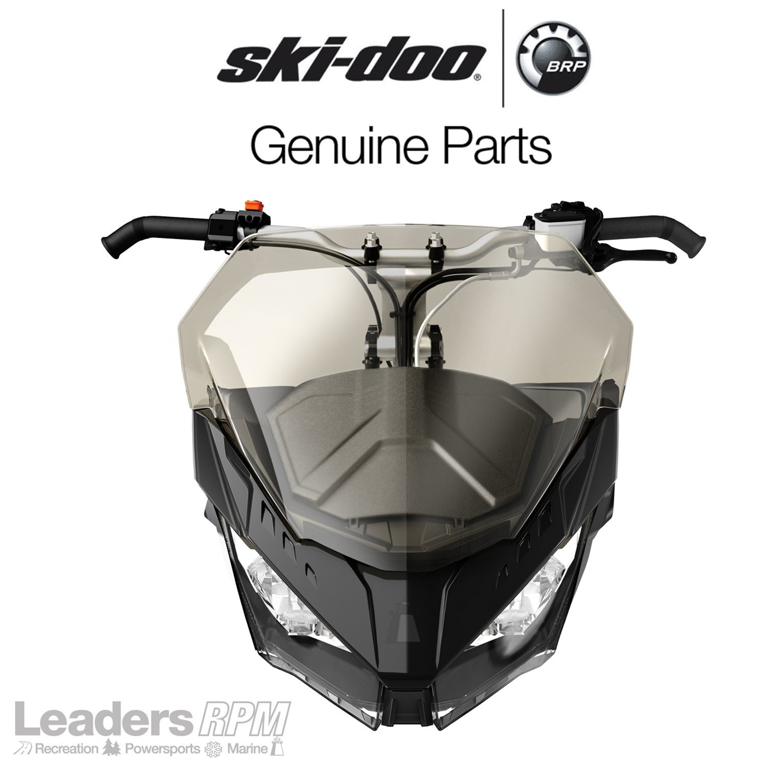 Ski-Doo New OEM, REV Gen4 Low Windshield With Low Windshield Support, 860201448