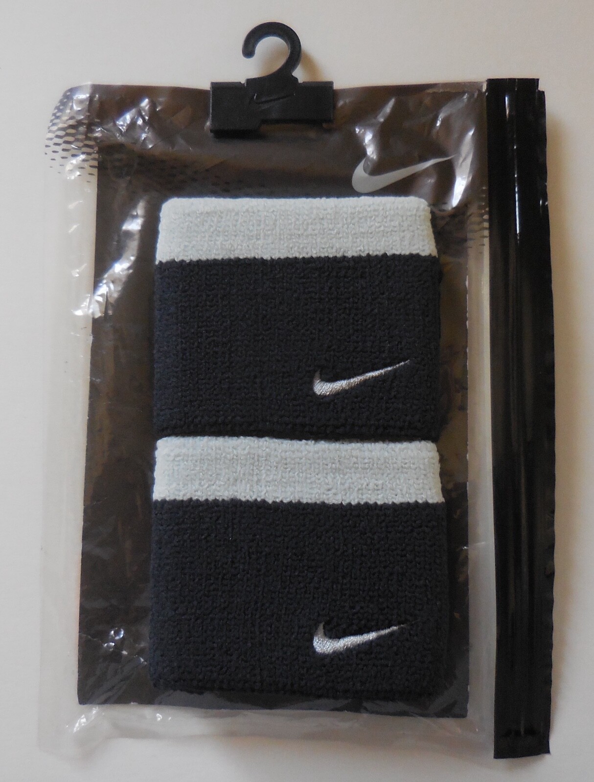 Nike Premier WristBands Tennis Adult Unisex Black/Dark Grey Heather One Pair