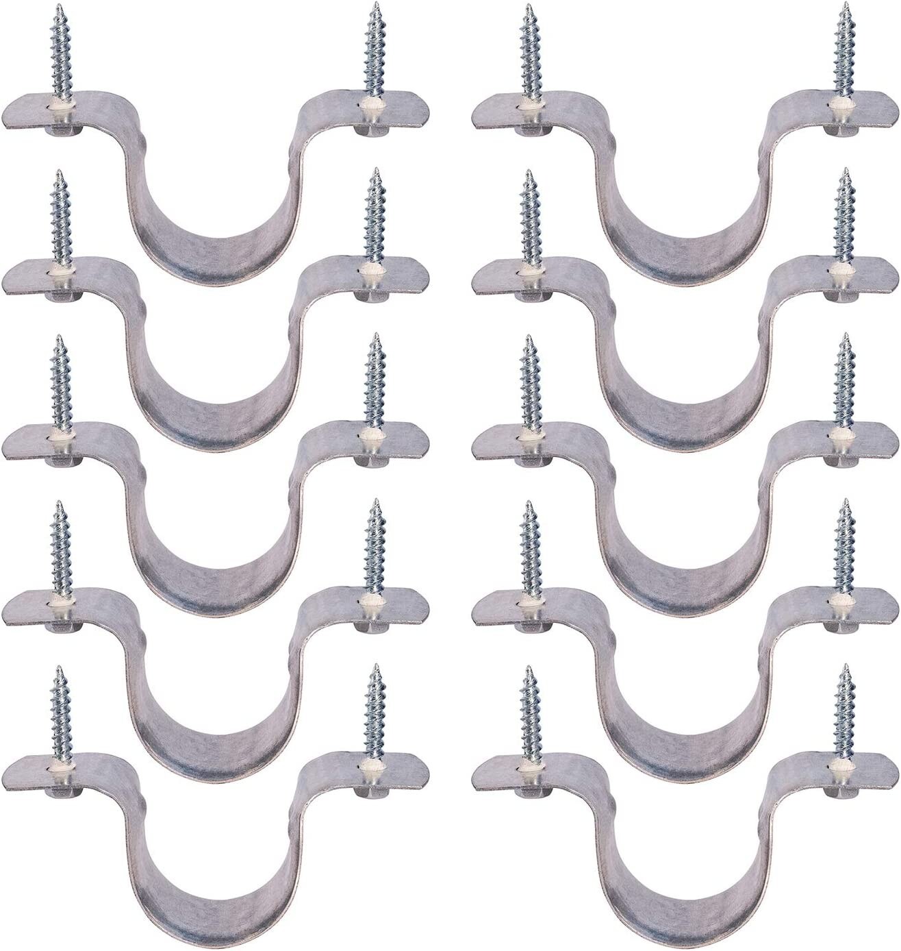 Highcraft DQTU-H114-10 Carbon Steel Pipe Strap for 1-1/4 in. Tubing Wiring Ropes