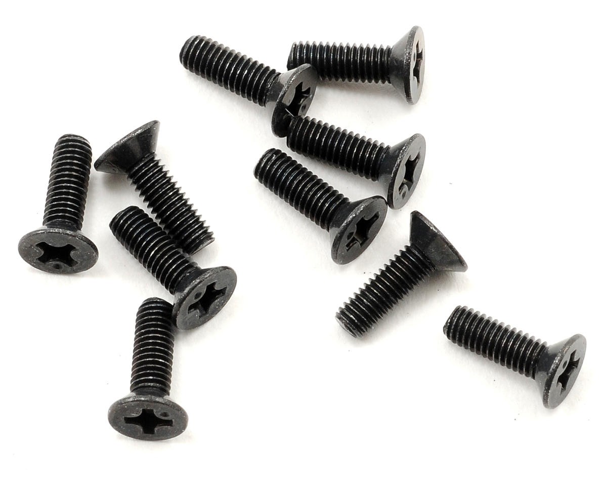 Kyosho 3x10mm Flat Head Phillips Screw (10) [KYO1-S33010]