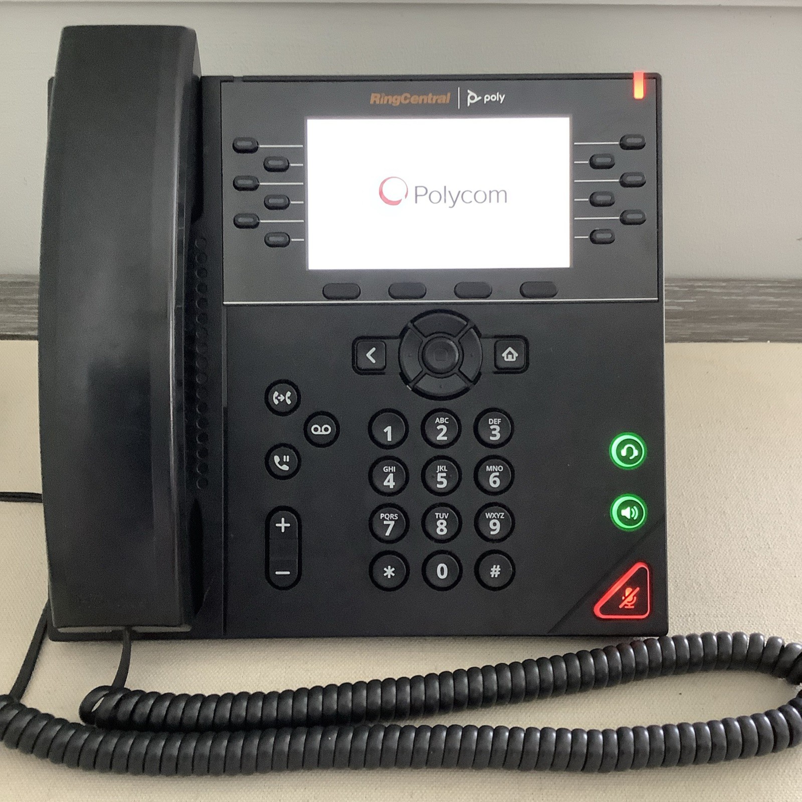Poly VVX 450 VoIP Phone RINGCENTRAL Branded Device Diagnostic Pass Factory Reset