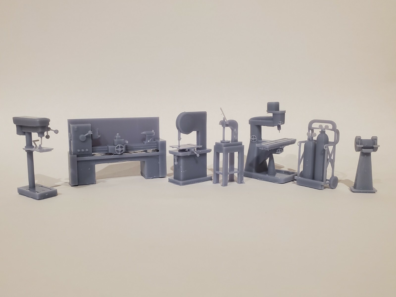 O scale Machine Shop - Model Railroad - Dioramas A Grade