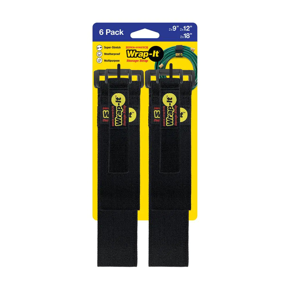 Super-Stretch Storage Strap Elastic All-Purpose Hook And Loop Cinch Strap In Fre