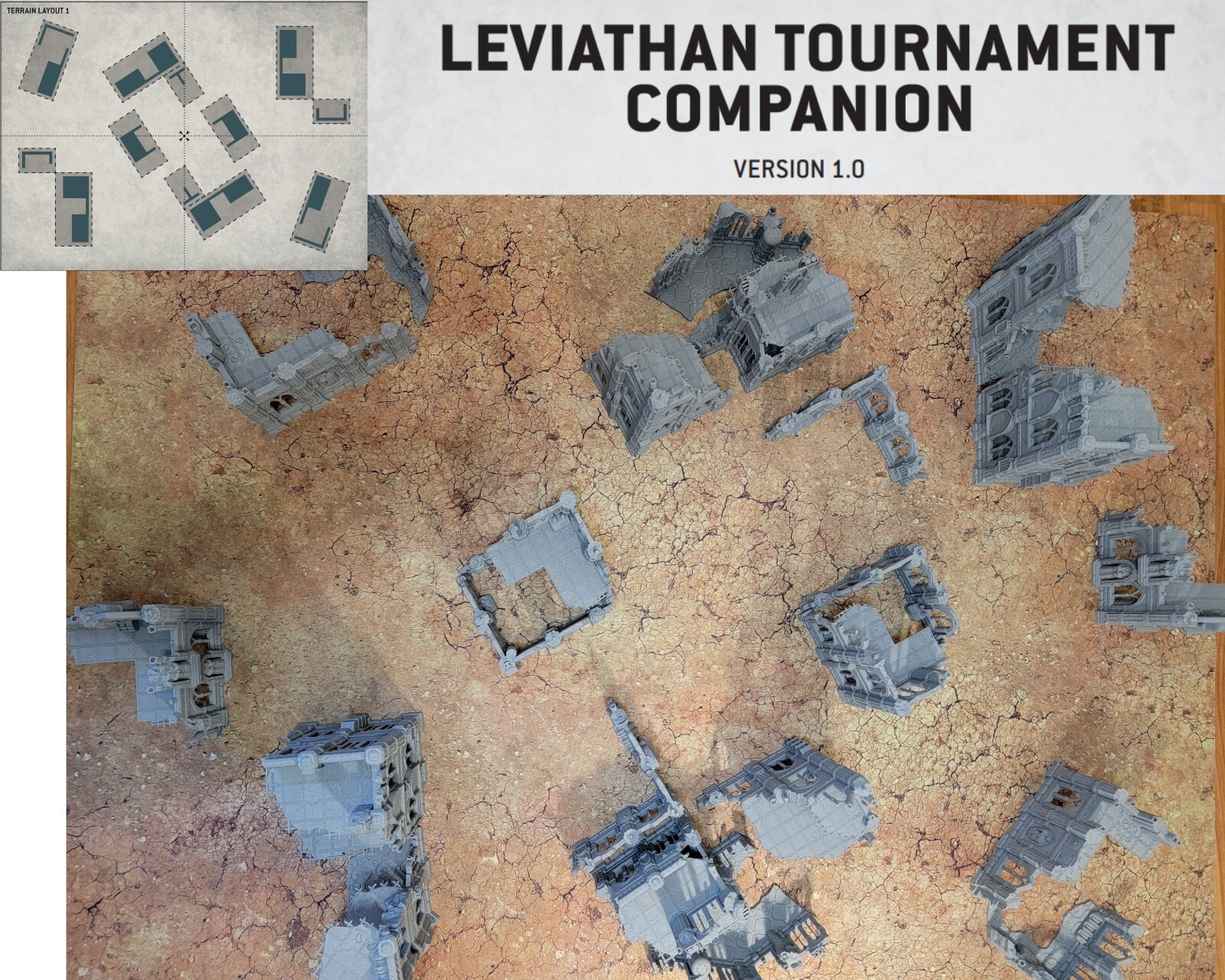 Wargame Terrain SetB 28mm Sci-Fi Tabletop Gothic Building Ruin
