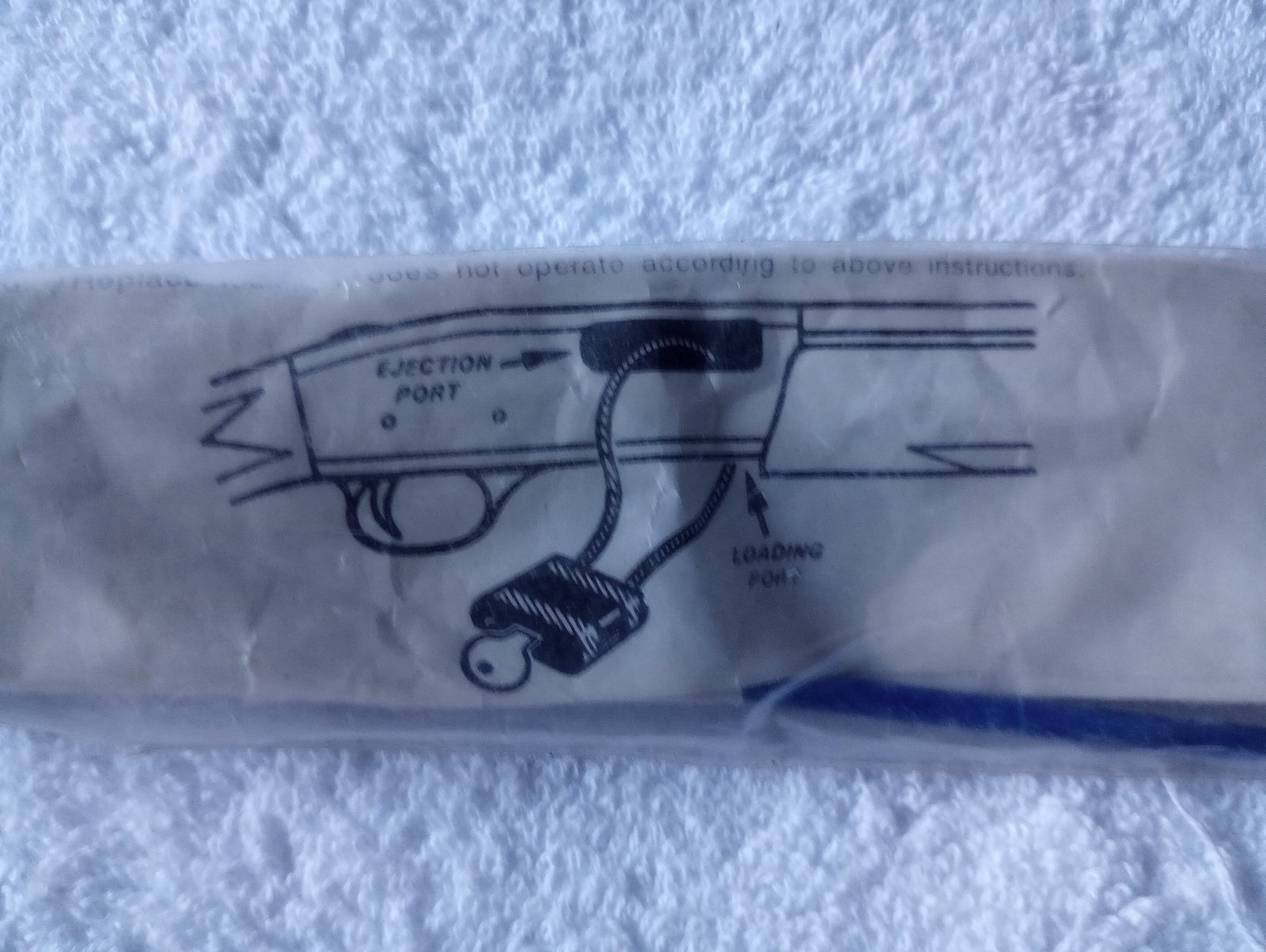 Mossberg Blue Cable Firearm Safety Gun Lock w/2 Keys Instructions