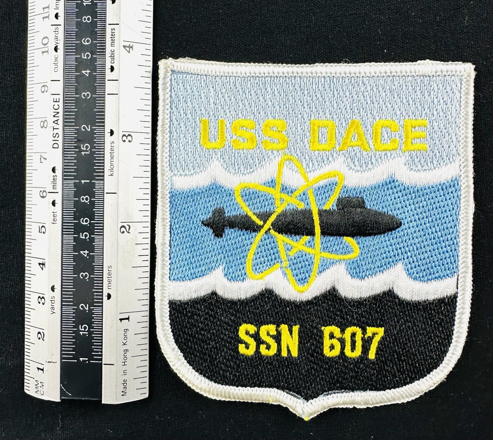 USN Submarine Patch - USS Dace - SSN 607