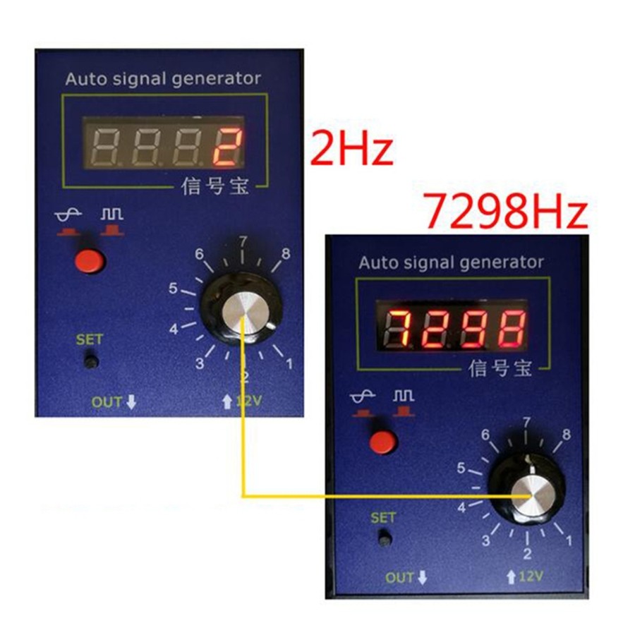 Portable Car Hall Sensor and Crankshaft Position Sensor Signal Simulator Meter