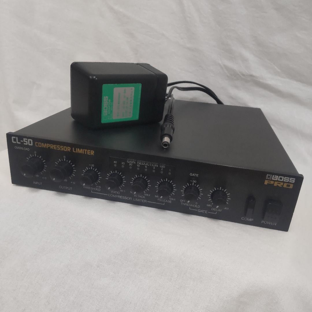 BOSS CL-50 Compressor Limiter & BRA-100 Adapter