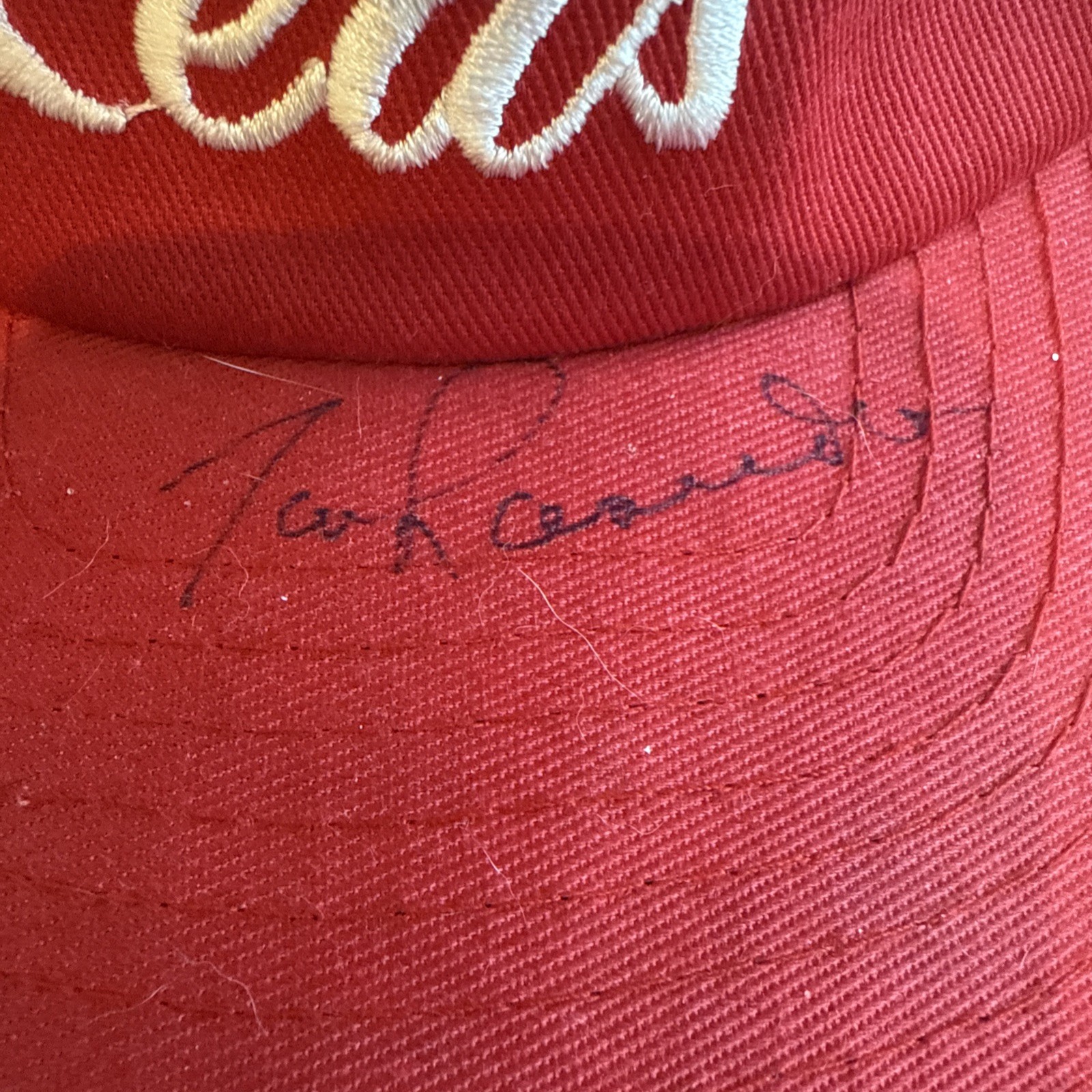 Tommy Lasorda Signed cap hat Cincinnati Reds