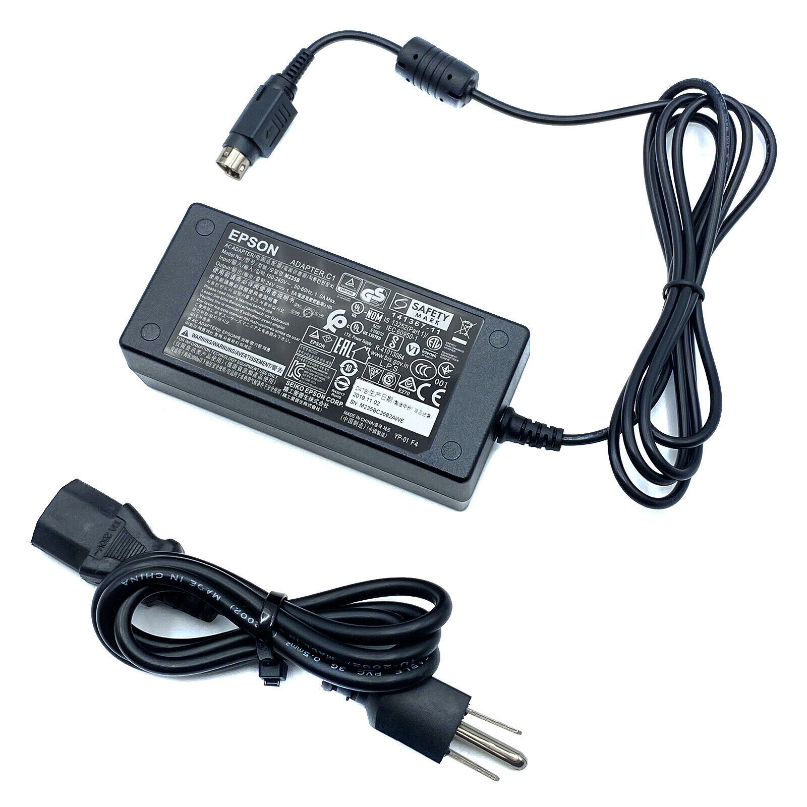 NEW Original Epson AC Adapter for TM-m30 TM-m30II POS Printer Power Supply