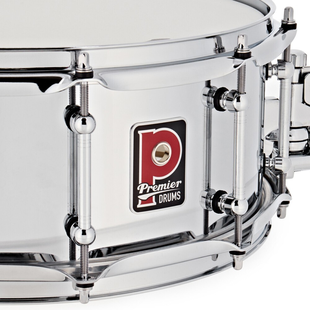 Premier Beatmaker 14" x 5.5" Steel Snare Drum Chrome 2653