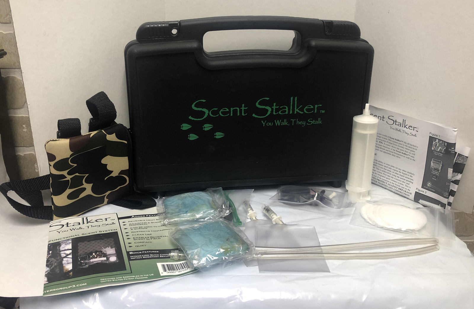 Scent Stalker System Deer Hunting Kit in Case with Instructions Huntersgroup3