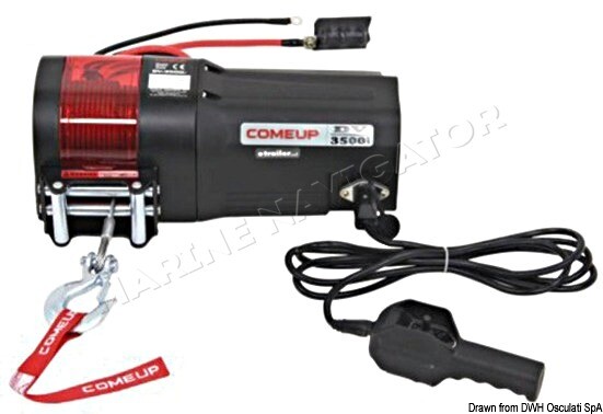 Osculati Electric winch 2400 Kg 1200 W 24 V
