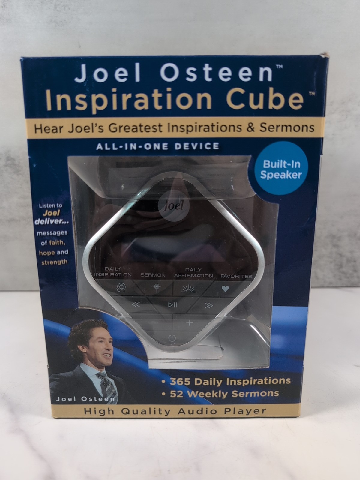 Joel Osteen Inspiration Cube 365 Inspirations & 52 Sermons Jocube NEW