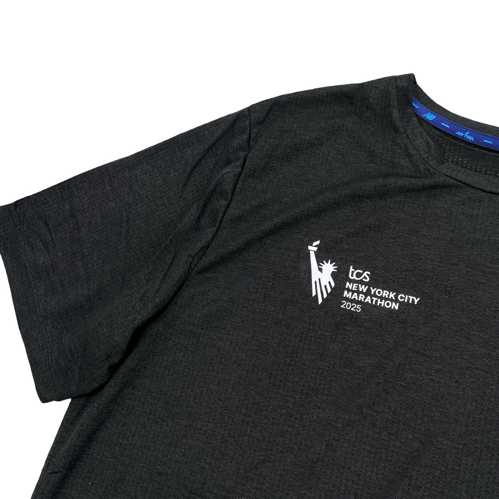 New Balance Men's 2025 NYC Marathon Athletics Running T-Shirt Size L Black