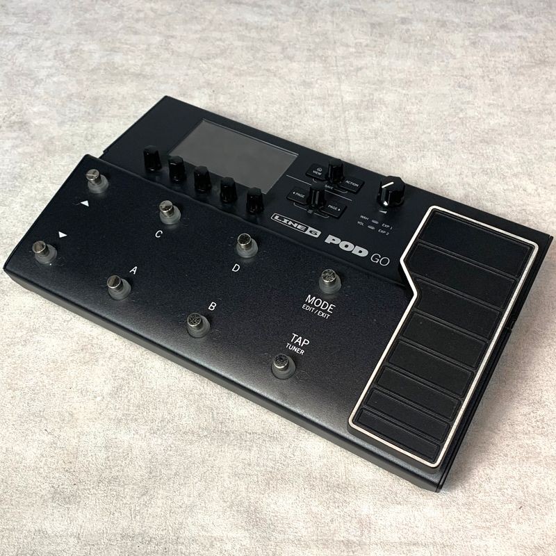 LINE 6 POD GO Multi Effects Processor Guitar Black with AC Adapter
