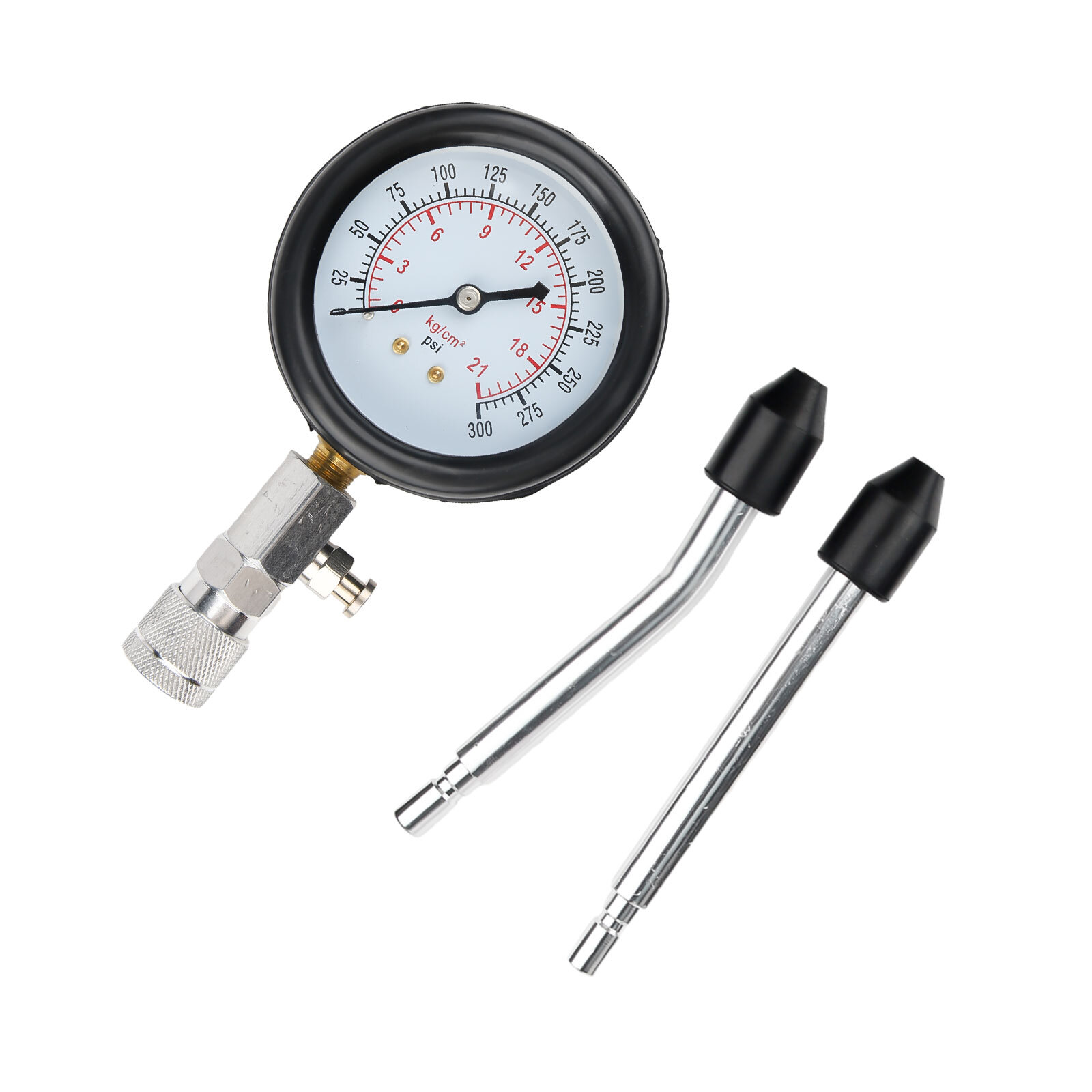 Small Engine Cylinder Compression Gauge Tester Kit Gas Diagnostic Tester Set
