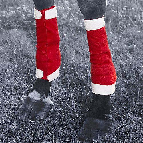 JT International Holiday Santa 4 Piece Leg Wraps