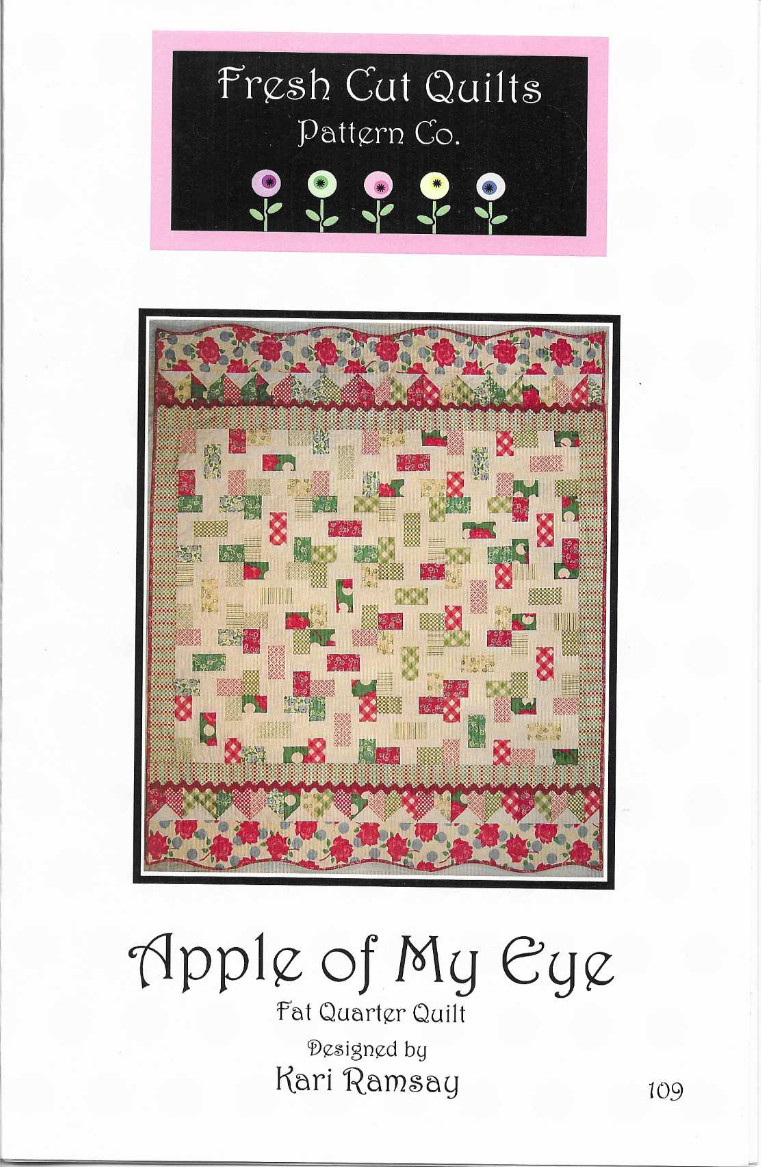 Apple of My Eye 54" x 66" Fat Quarter Quilt Pattern