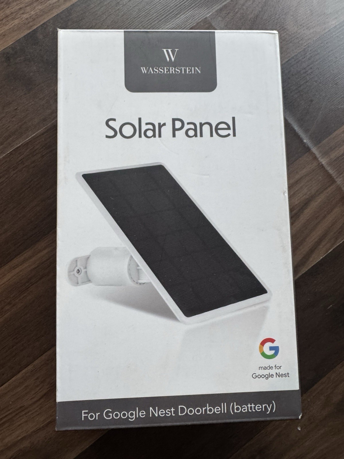 Wasserstein Solar Panel For Google Nest Doorbell (Battery) WHITE