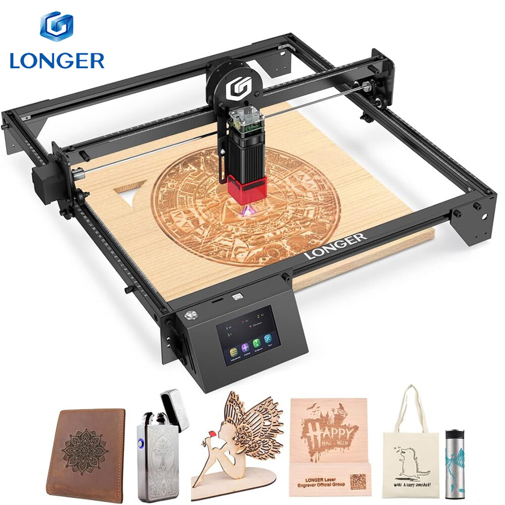 LONGER RAY5 60W Effect Laser Engraver Cutter 400x400mm for Metal Wood Paper S3R0