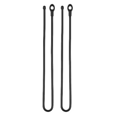 Nite Ize Gls18-01-2R3 Twist Ties, Rubber, 18"L, 1/2"W, Pk2