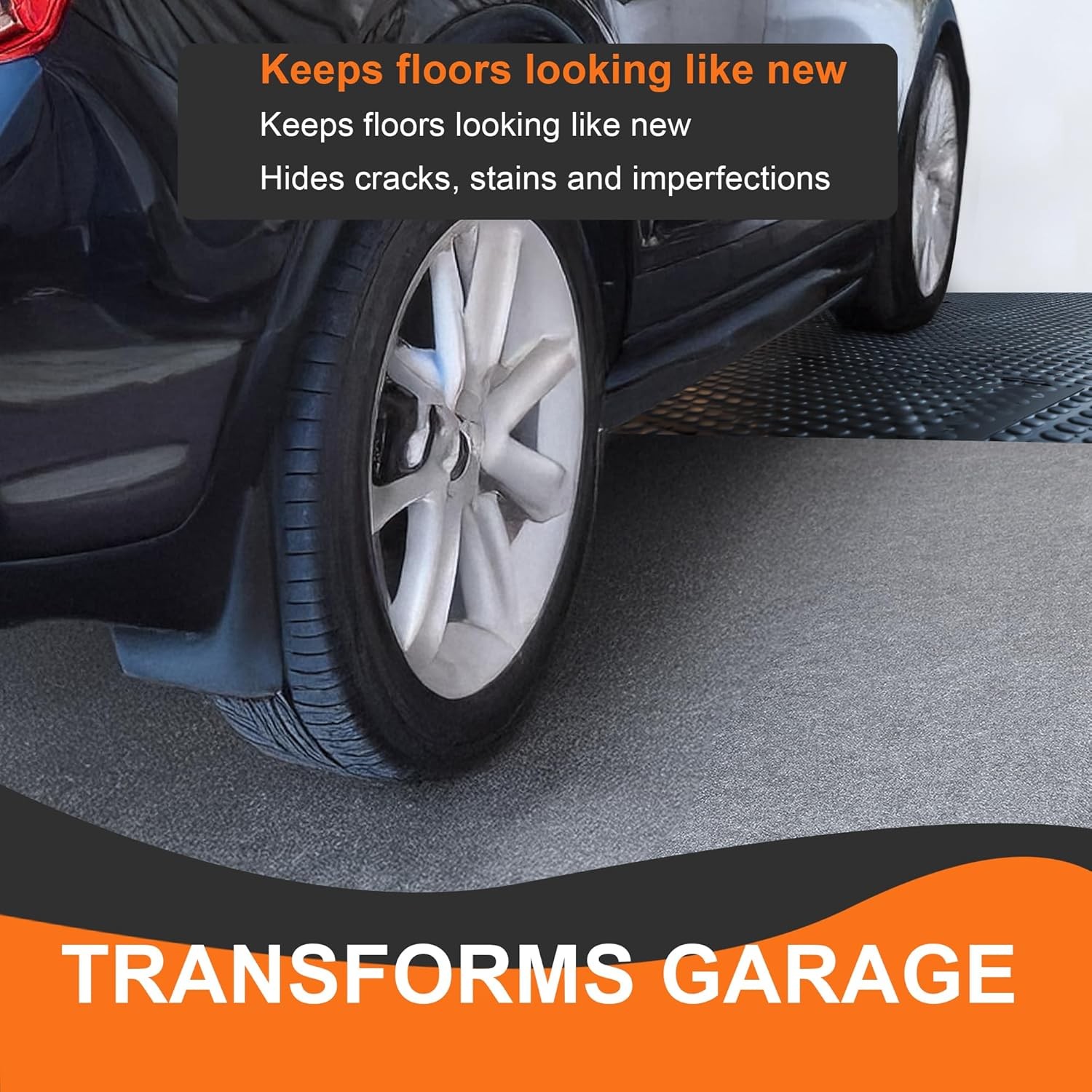 60“ × 72” Oil-Resistant Mat - Mat Waterproof, Oil-Absorbent, Reusable, Washable