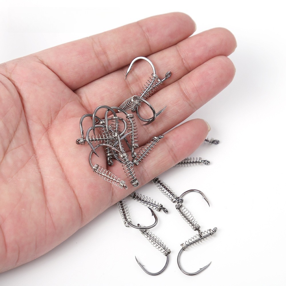 Carp Cage Hook Carbon Steel Hook Iseama-style Spring Holds Pellets And Dough