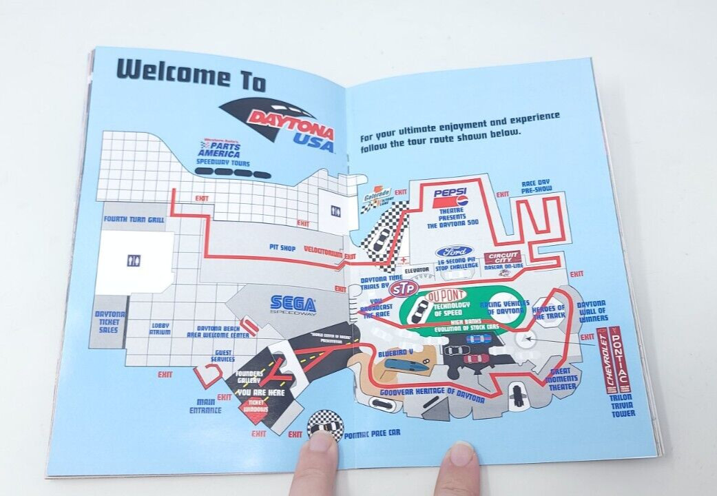 1997 DAYTONA USA PROGRAM MINI BOOK - INAUGURAL ISSUE