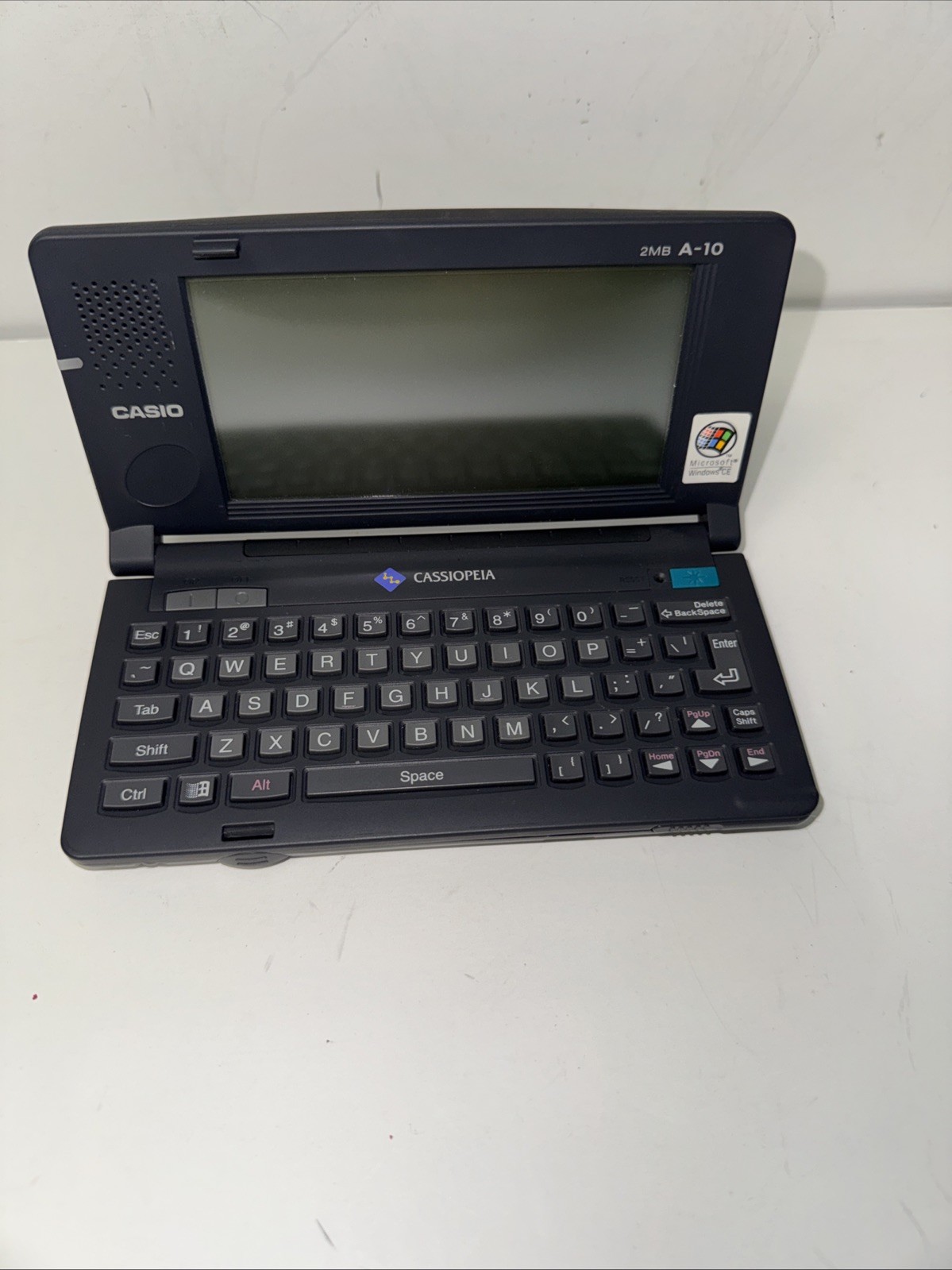 Vintage PDA Pocket Computer Casio Cassiopeia A-10 on Windows CE Works Great!