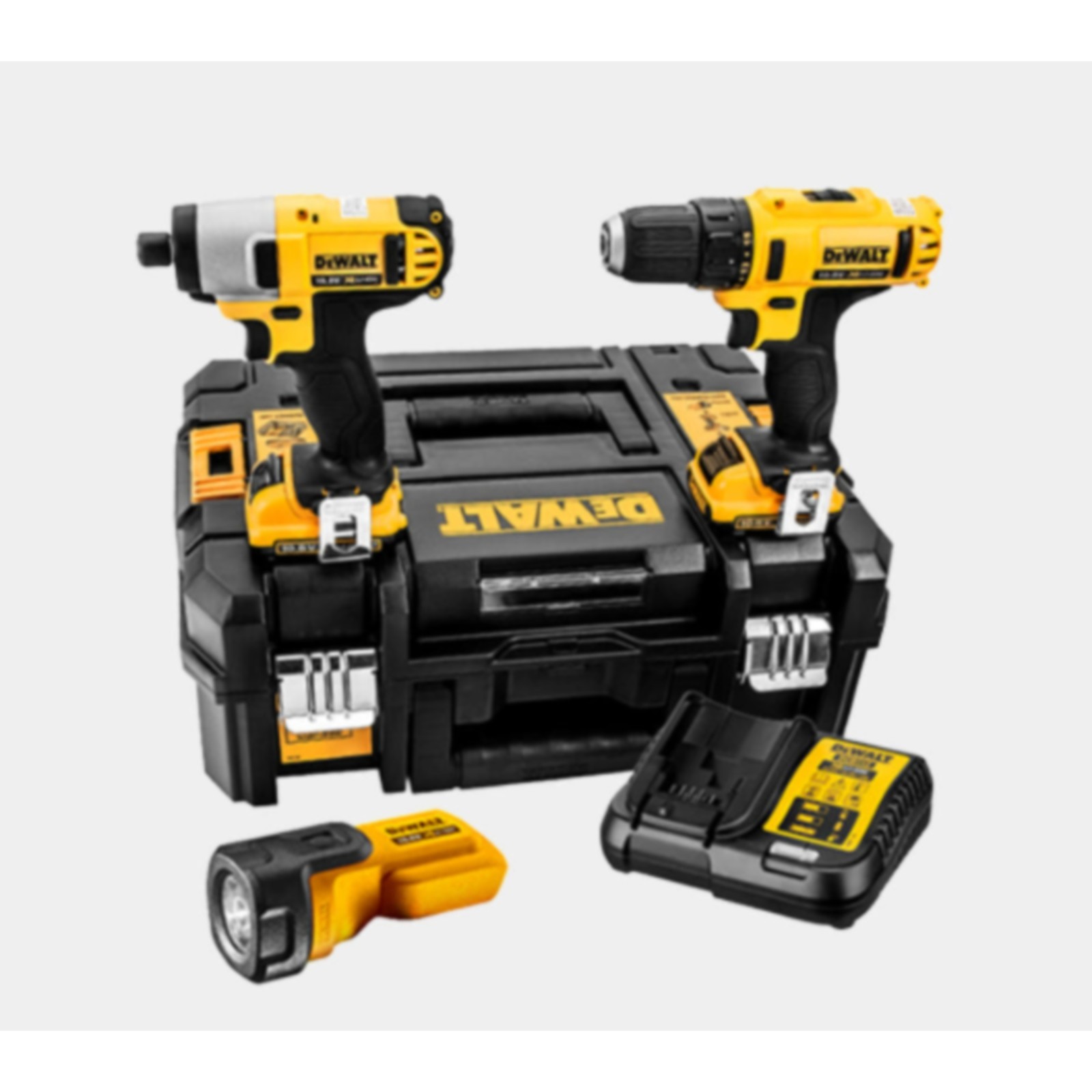 DeWalt DCK211D2T 12V Drill Impact Driver Combo Kit 2 Battery Charger