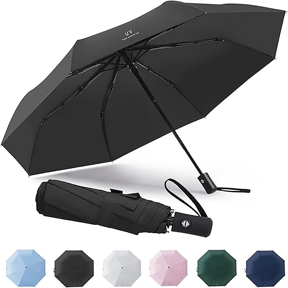 Automatic UV Umbrella Folding Umbrella Advanced Rain and Rain Umbrella