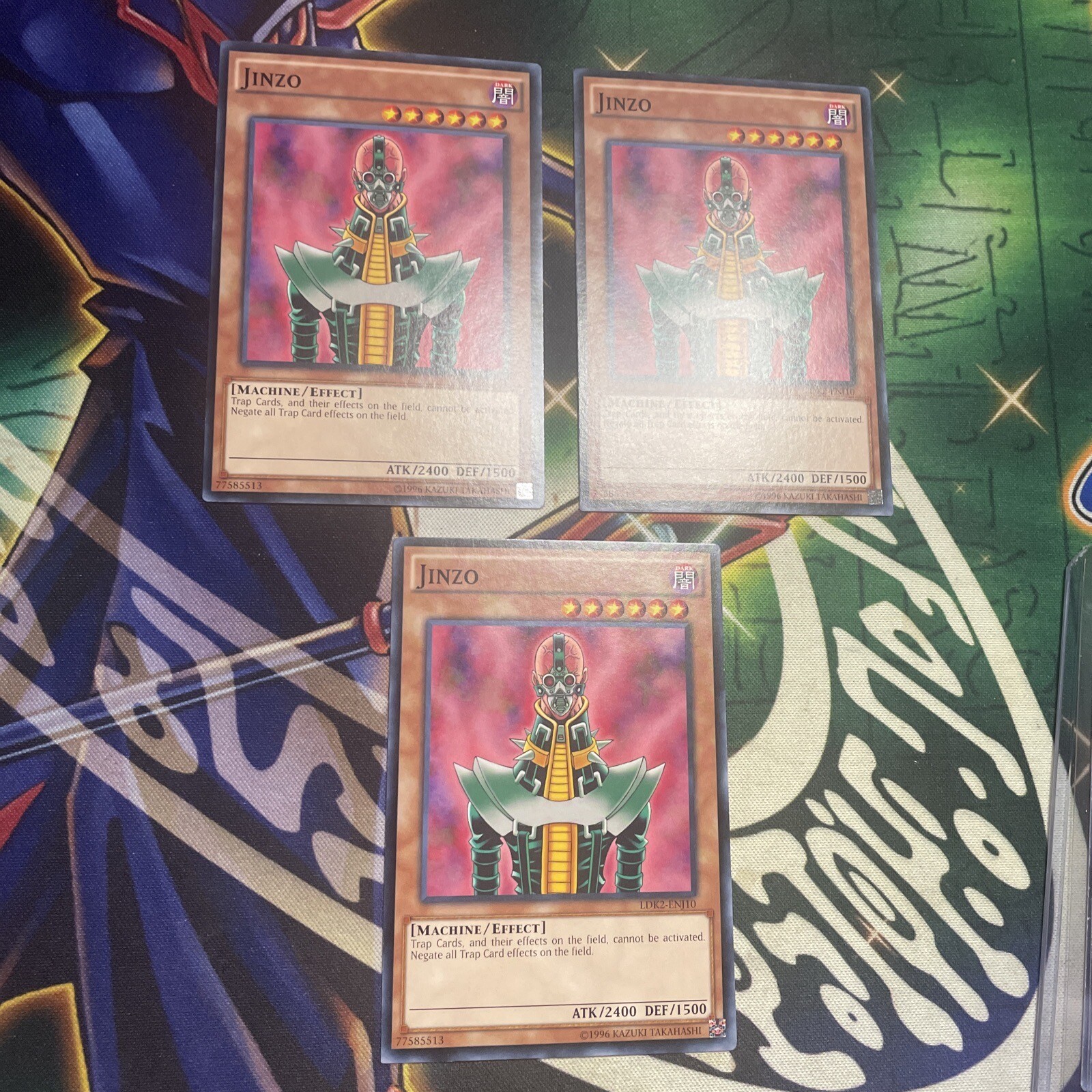 Yugioh! Jinzo x3 LDK2-ENJ10 Playset NEW Unlimited NM/M