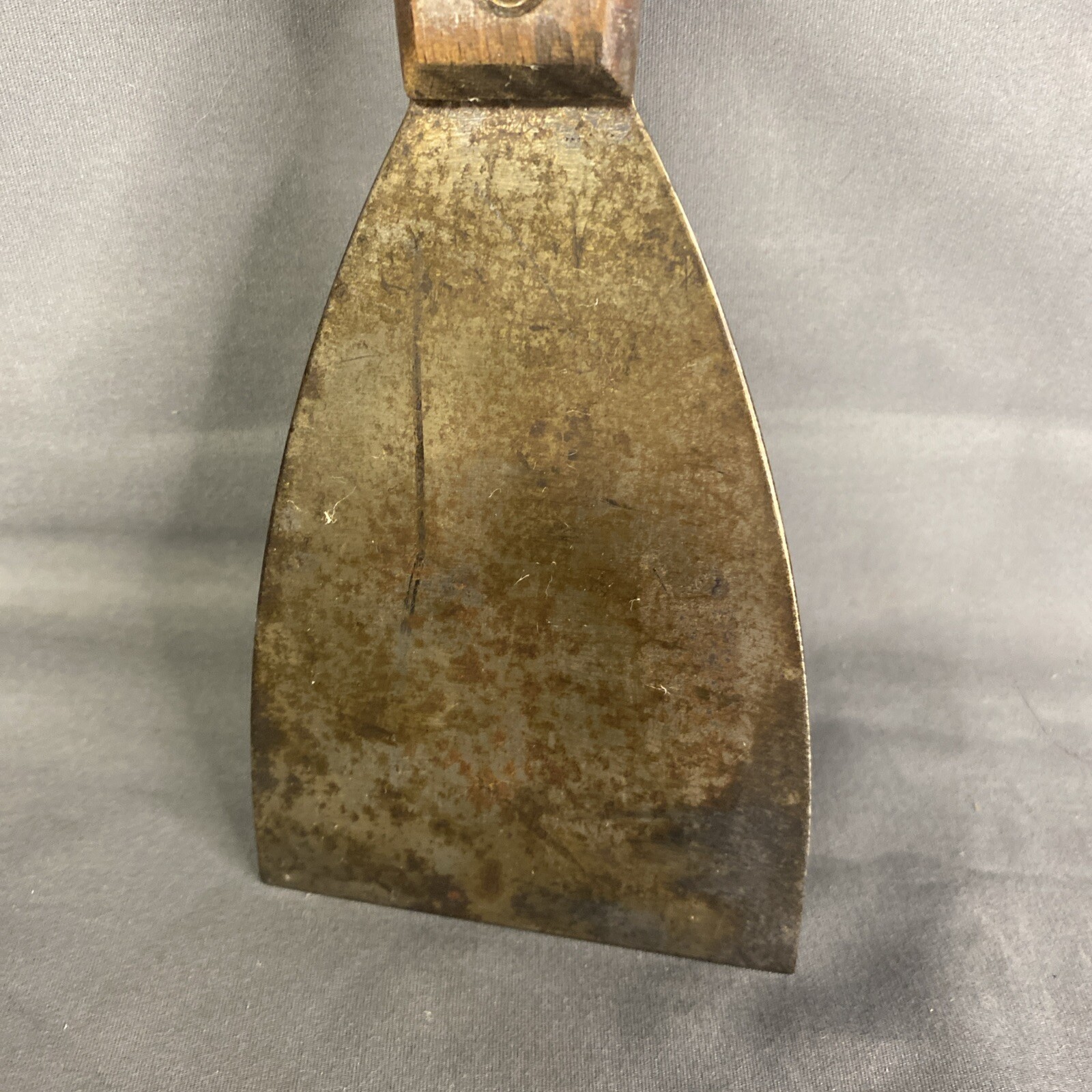 Vintage Red Devil Putty Knife Scraper Wood Handle USA 3”