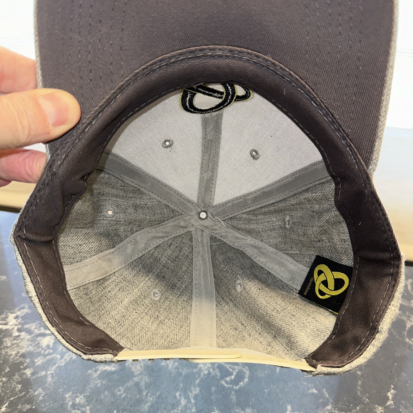 CIY.Com/Move Black Letter Logo on Heather Light Gray Hat Cap Snapback Snapback