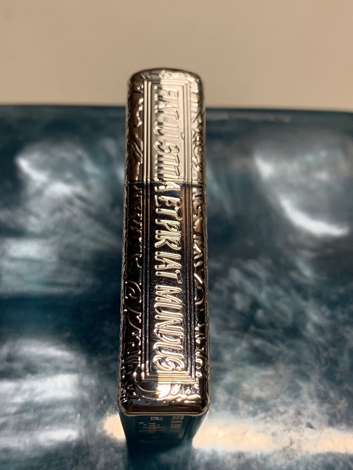 Zippo Windproof silver St. Benedict Lighter, Constantine, New In Box