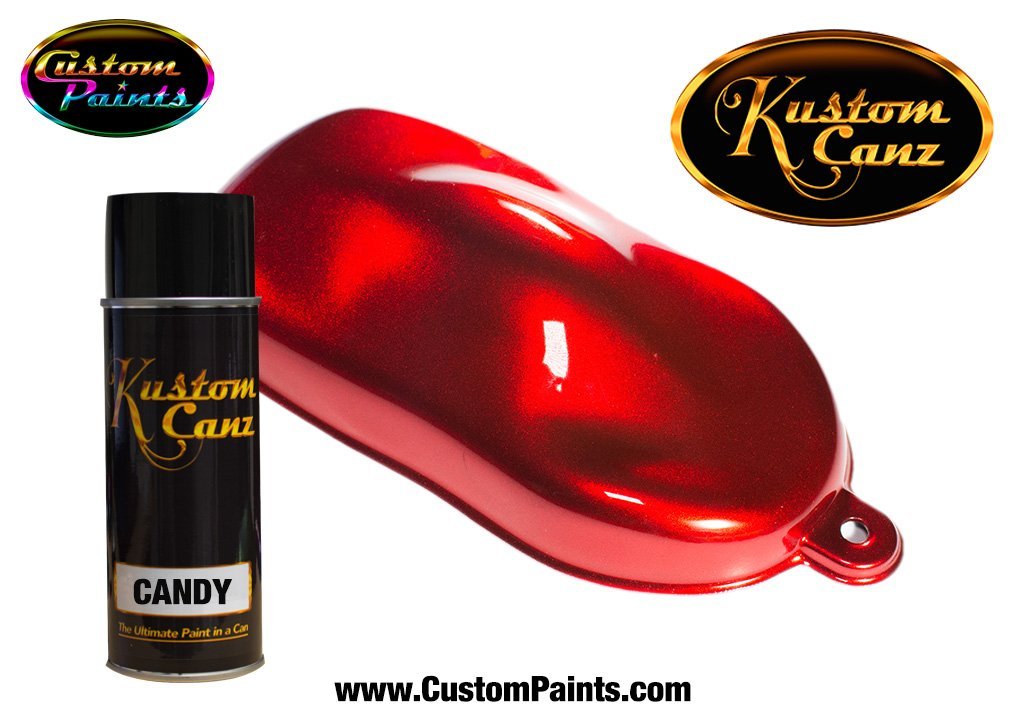 12oz Aerosol Candy Red - Urethane Based, Automotive Paint, Lowrider, Hot Rod