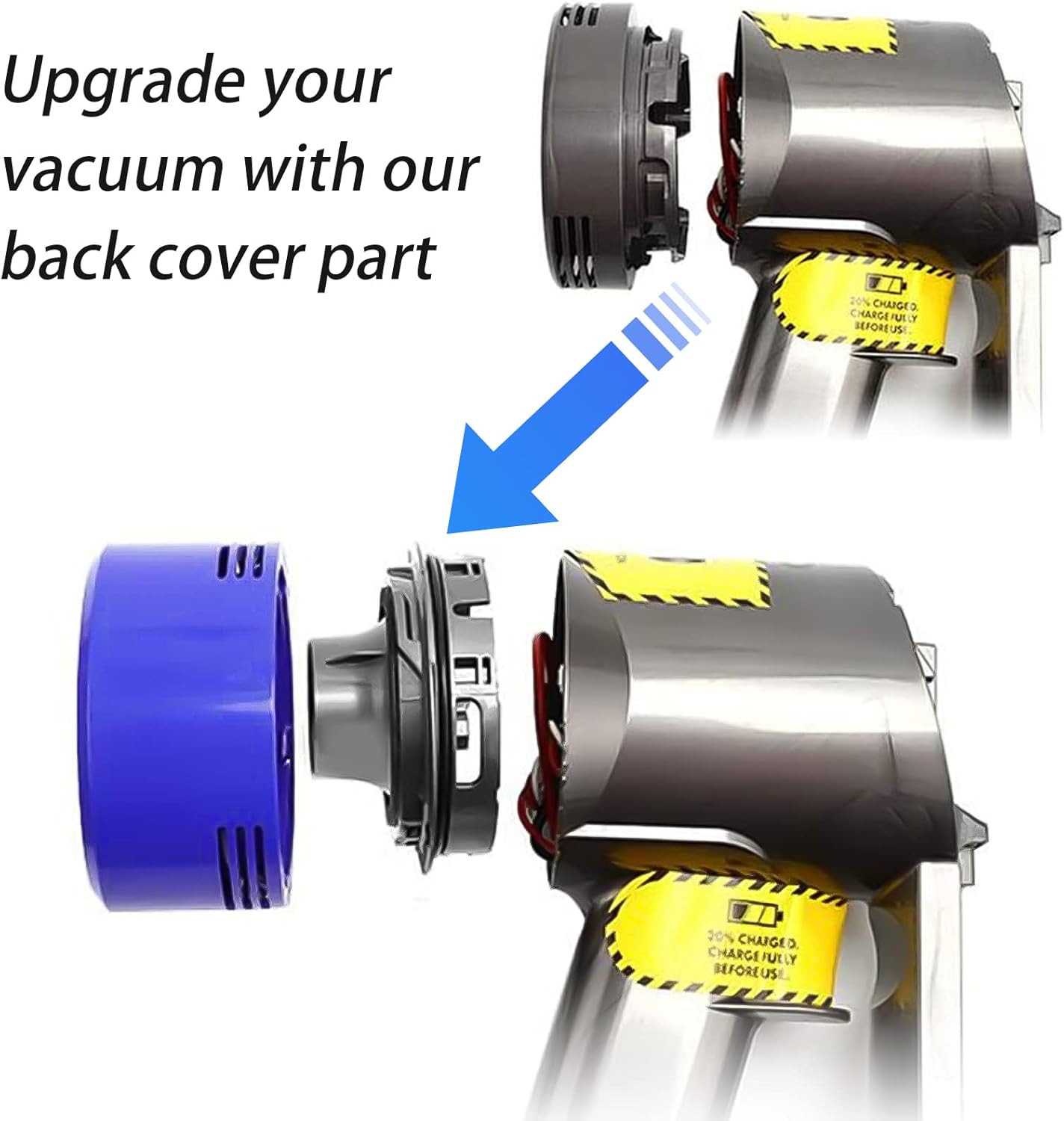 Ilovelife Filter Replacement & Motor Cover Compatible with Dyson V7 V8 Animal an