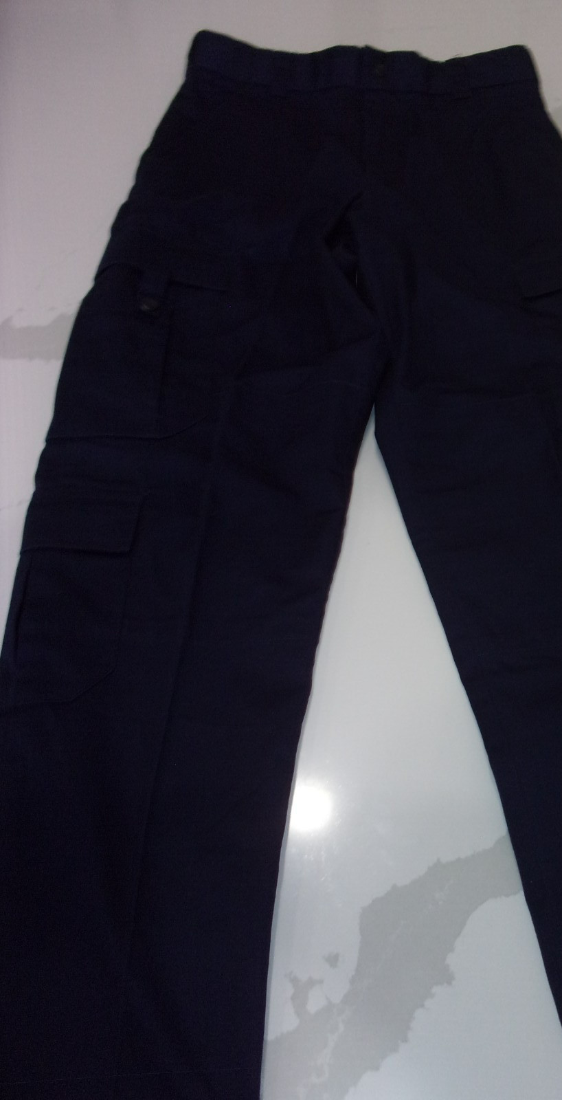 OFFICIAL BLUE MEDICAL EMT TROUSERS TACTICAL EMS BDU 9 POCKET PANTS SMALL REGULAR