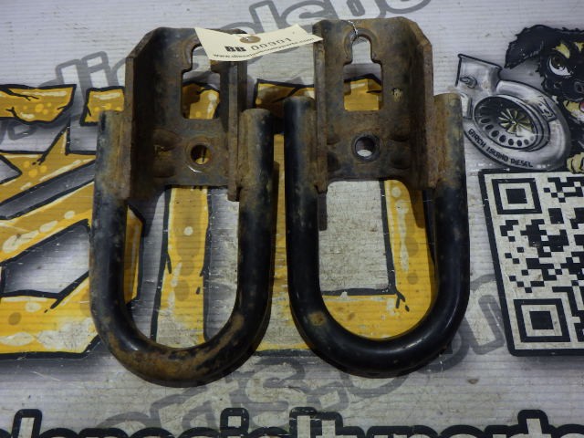 2006 2007 FORD F150 XLT 5.4 AUTO 4X4 OEM FRONT FRAME MOUNT TOW HOOKS (SET)