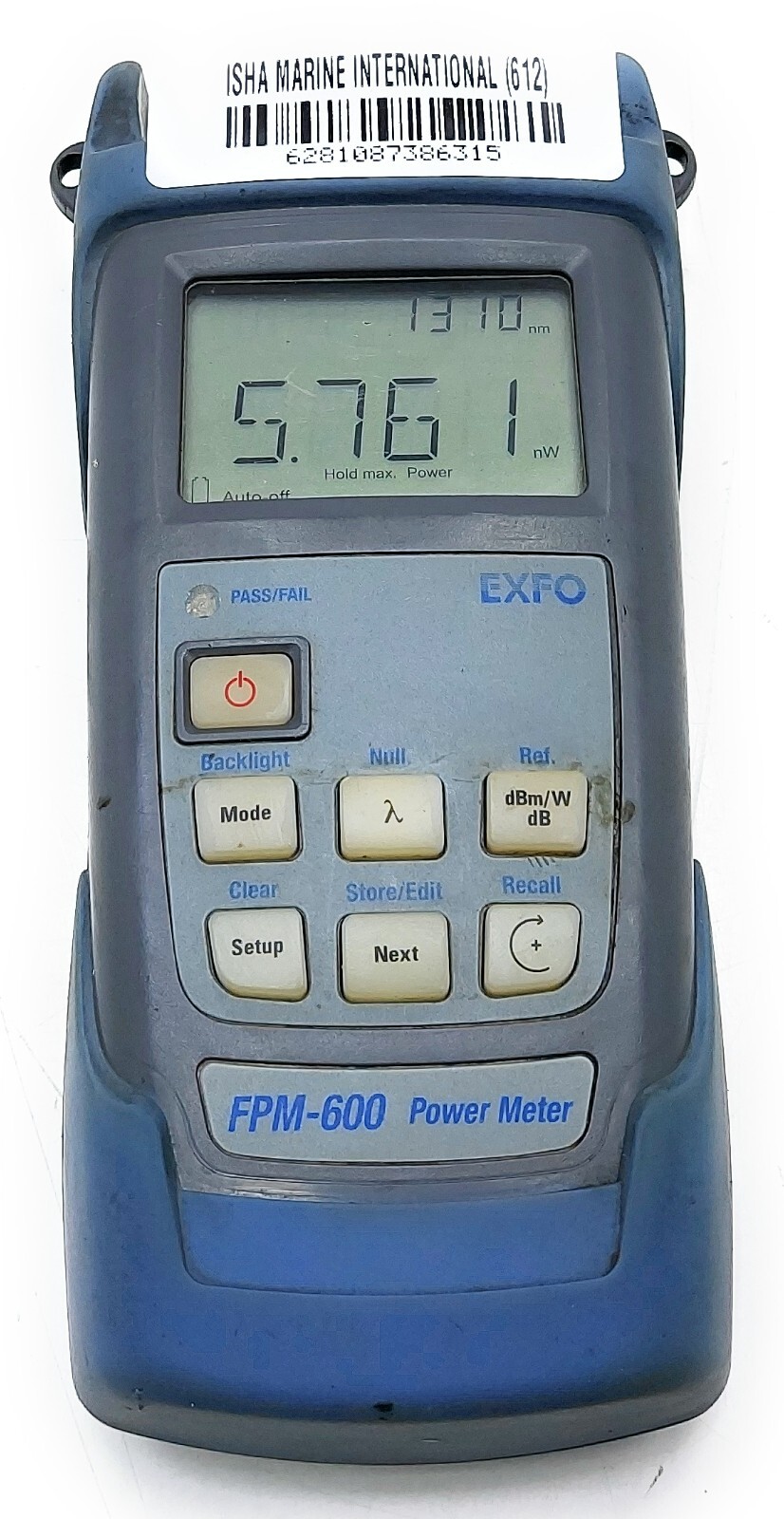 Exfo FPM-600 Optical Power Meter 0612