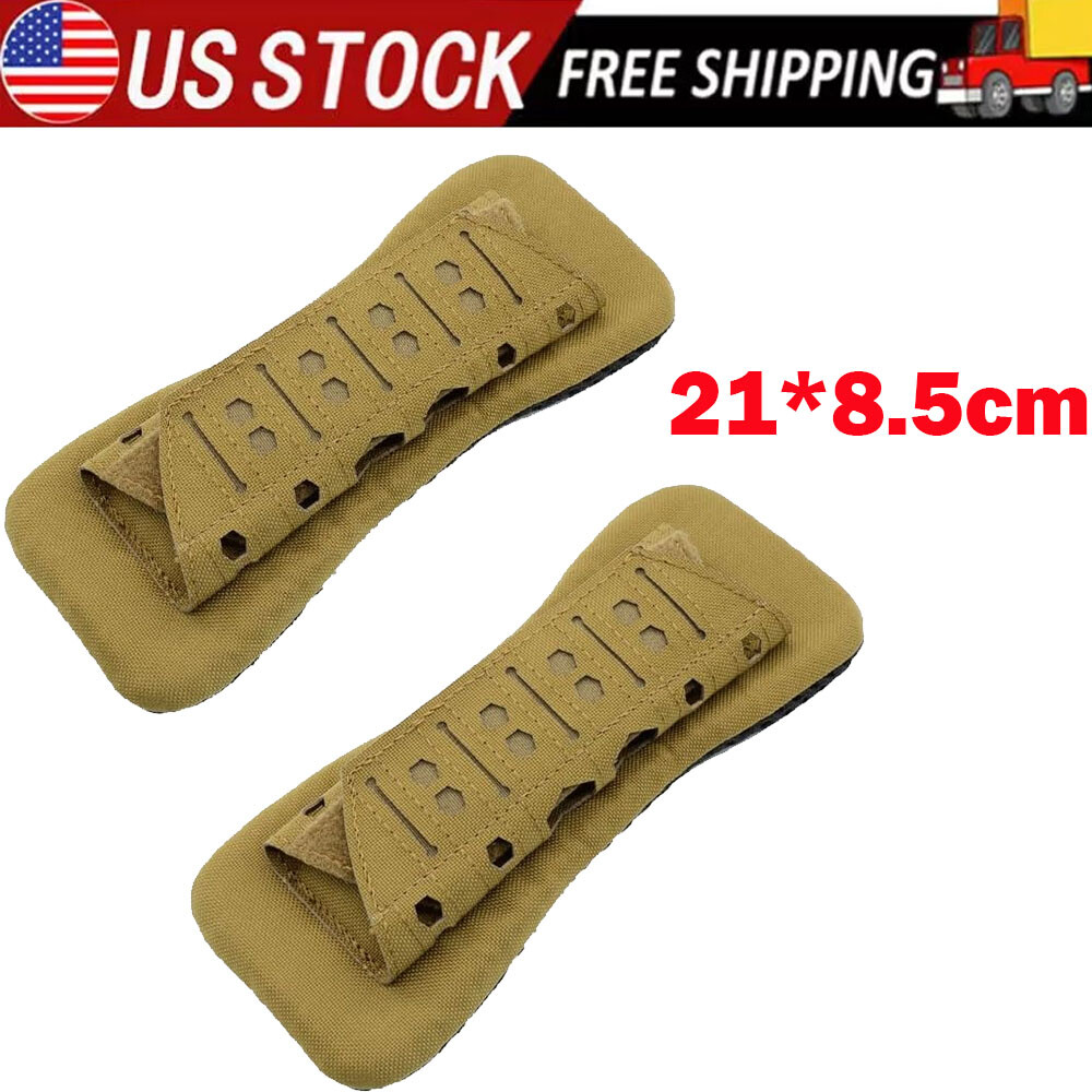 2X Tactical Plate Carrier Vest Shoulder Pads Soft Backpack Cushion Strap Pad