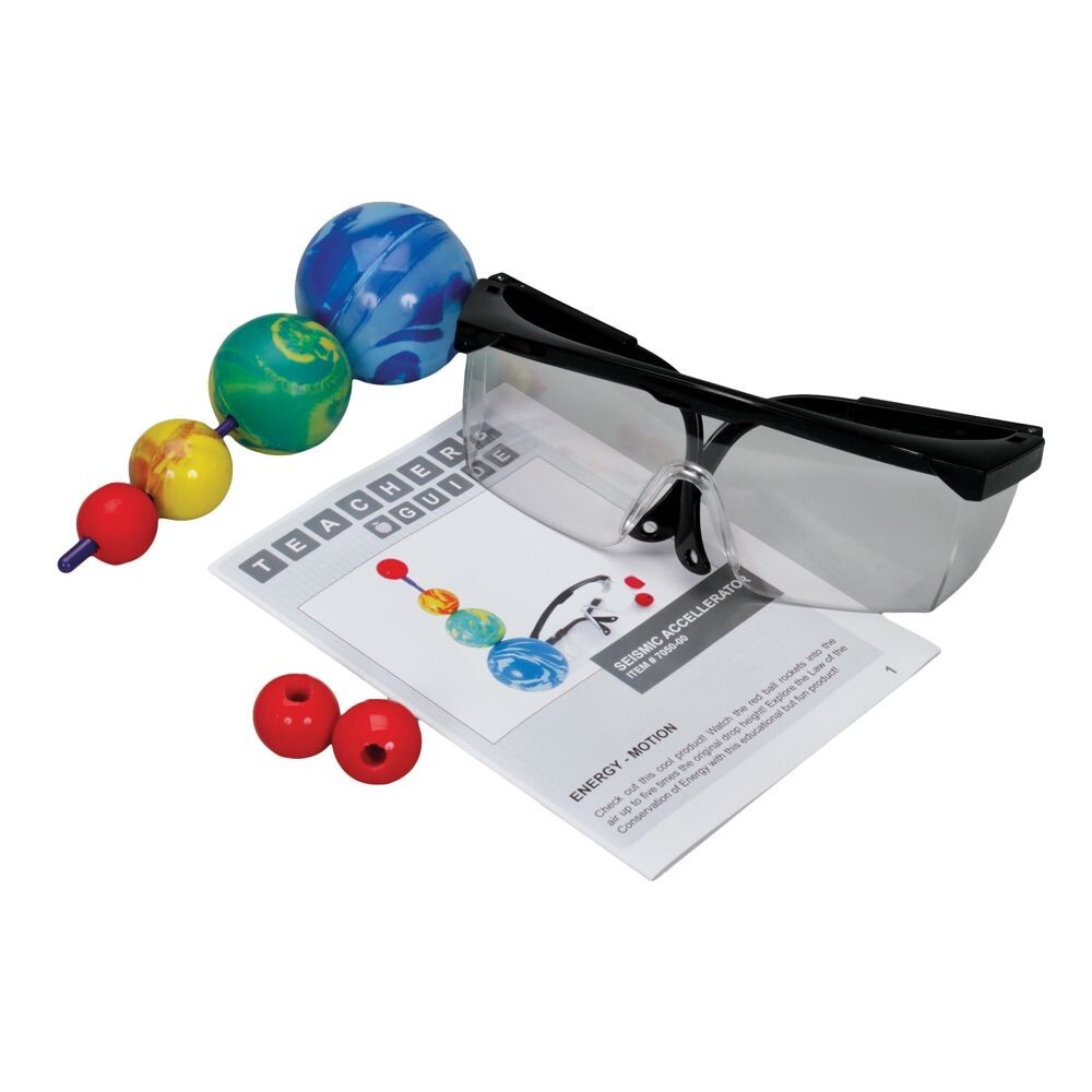 Two Seismic Accelerators Astro Blaster Rocket Balls Kinetic Conservation Energy