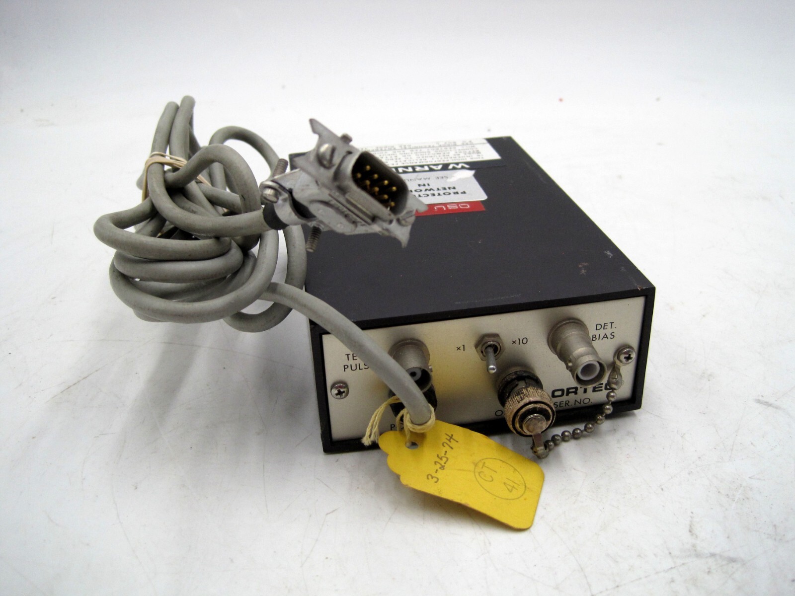 Ortec Model 109PC Preamplifier Preamp SHV Charge Sensitive Amplifier CSA