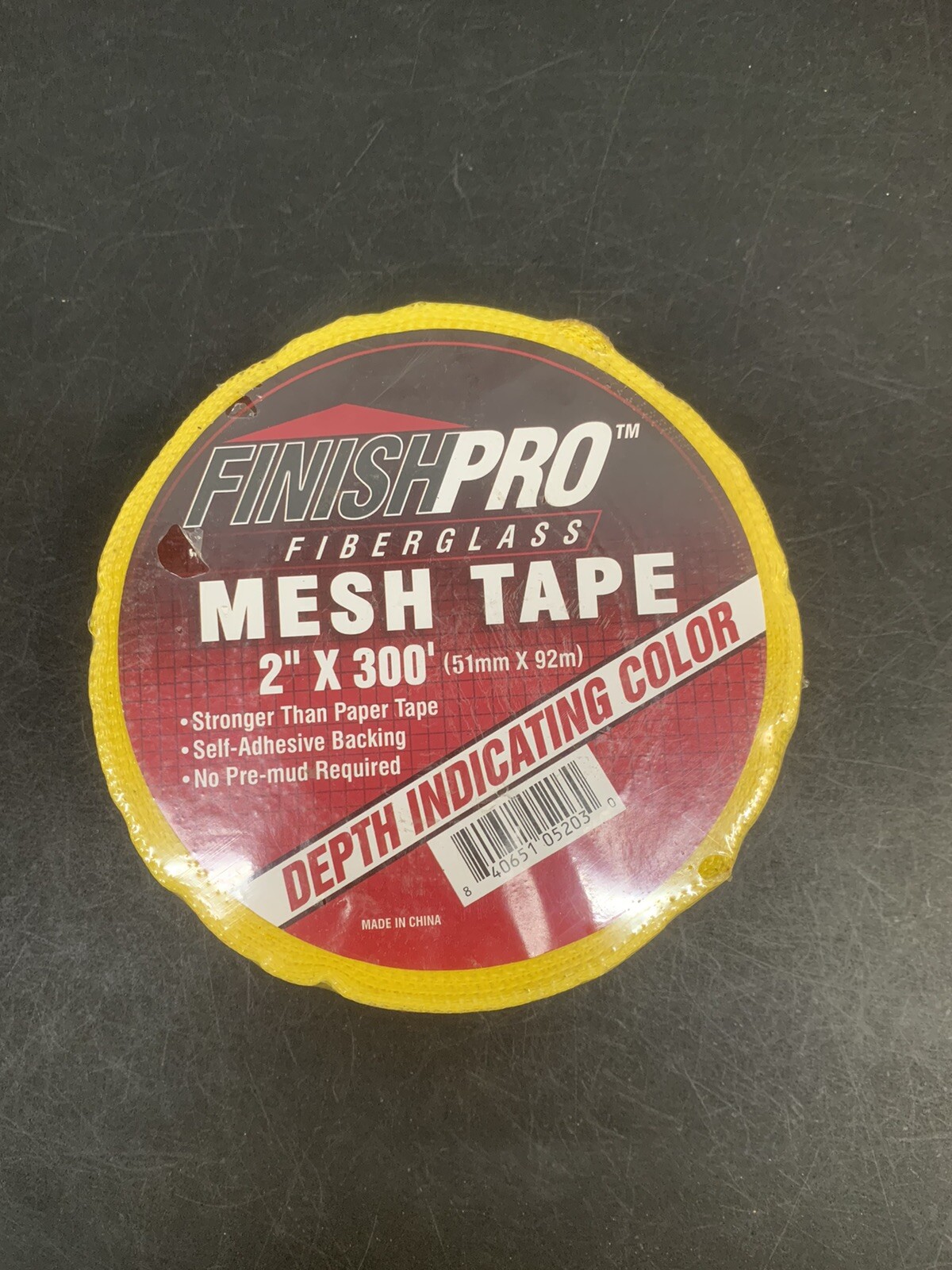 Finish Pro FiberGlass Mesh Tape 2" x 300 Feet - Package Has Wear