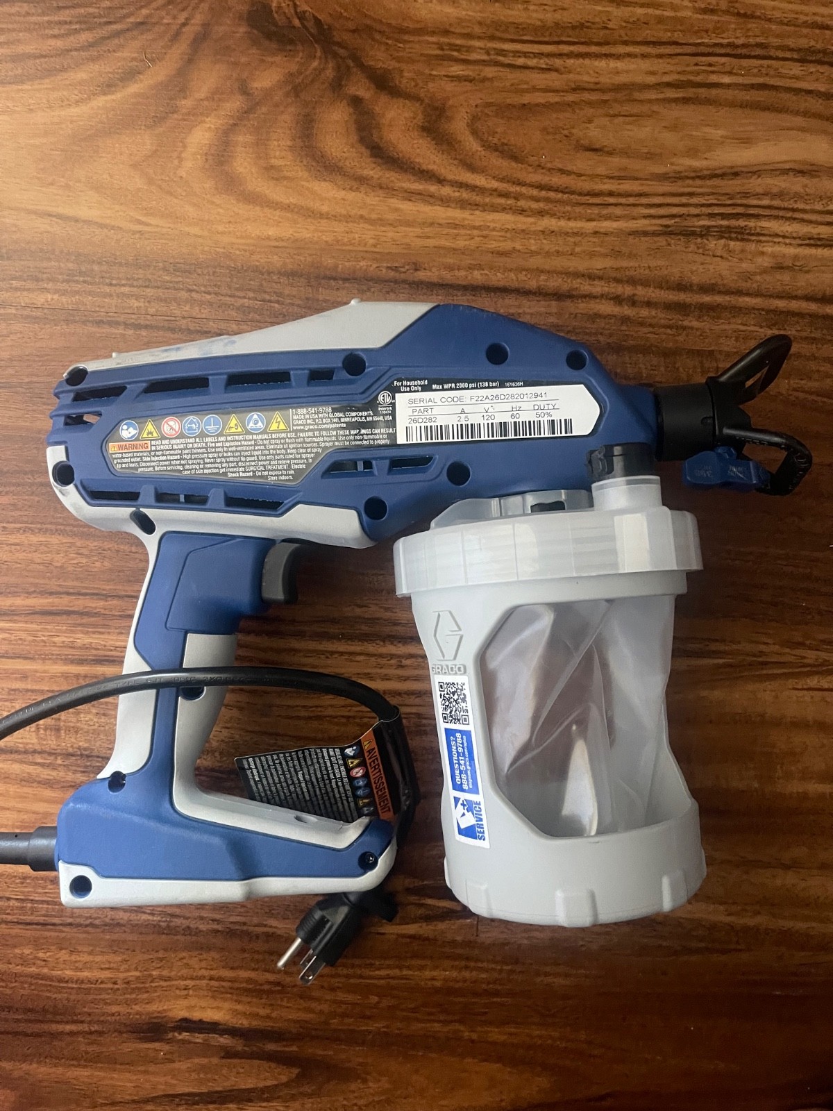 Graco 26D282 TrueCoat 360 Variable Speed Paint Sprayer