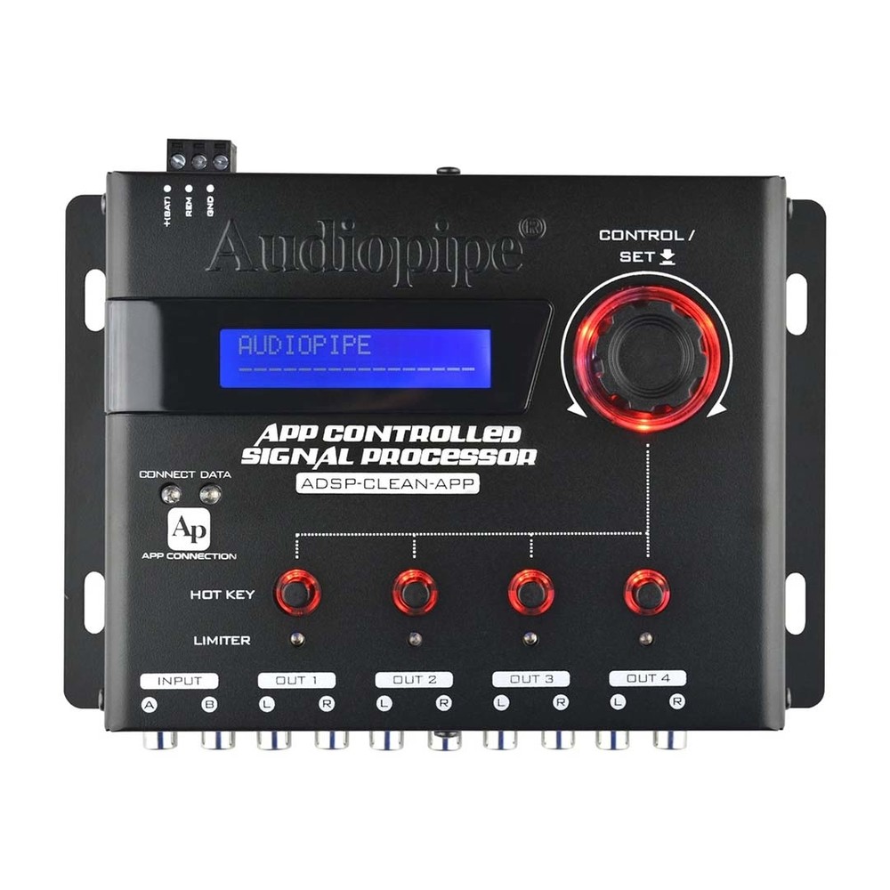 Audiopipemap Adsp-Clean-App Audiopipe 1-In/4-Out Digital Signal Processor App